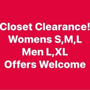 Closet Clearance Sale